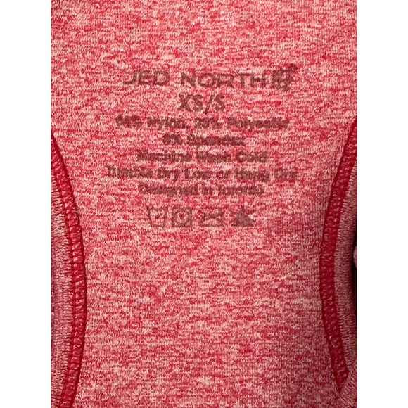 Jed North pink red racer back sports bra size XS/S - Picture 3 of 7